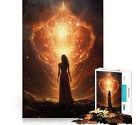 La Déesse Devant Moi Puzzle de 1000 pièces pour Adultes Puzzle de mémoire à Monter Lentement Cadeau créatif et divertissant 38x52cm