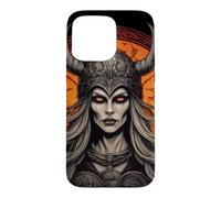 La déesse Hel, souveraine des enfers dans la mythologie Nordique Coque pour iPhone 15 Pro Max