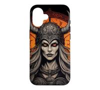 La déesse Hel, souveraine des enfers dans la mythologie Nordique Coque pour iPhone 16
