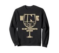 La Dégustation De Vin Est Mon Sport Préféré Sweatshirt