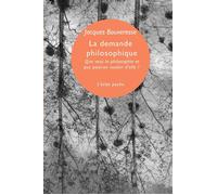 La demande philosophique - Jacques Bouveresse - Eclat Eds De L' - Poche - Livre