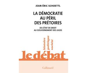 La Démocratie au péril des prétoires De l'État de droit au gouvernement des juges - Jean-Eric Schoettl - Gallimard - broché - Essai