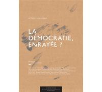 La démocratie, enrayée ? - Collectif - Academie Royale Sciences Lettres - broché - Essai