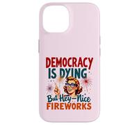 La démocratie est en train de mourir, mais feux d'artifice cool : 4 juillet, femmes et filles Coque pour iPhone 14