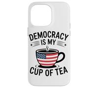 La Démocratie Est Ma Tasse De Thé USA Pride USA Coffee Lover Coque pour iPhone 14 Pro Max