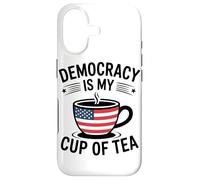 La Démocratie Est Ma Tasse De Thé USA Pride USA Coffee Lover Coque pour iPhone 17