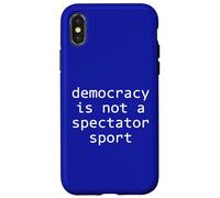 La démocratie n'est Pas Un Sport de spectateur Coque pour iPhone X/XS