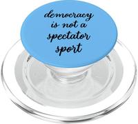 La démocratie n'est Pas Un Sport de spectateur PopSockets PopGrip pour MagSafe