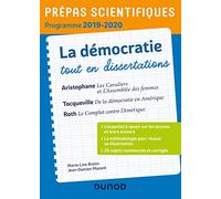 La démocratie tout en dissertations - Prépas scientifiques - Programme 2019-2020: Tout en dissertations (2019-2020)