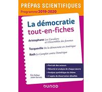 La démocratie tout-en-fiches - Prépas scientifiques - Programme 2019-2020 (2019-2020)