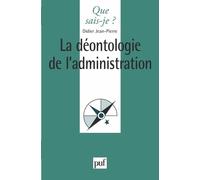 La Déontologie De L'administration