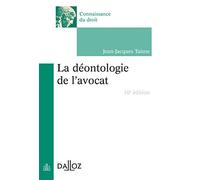 La déontologie de l'avocat