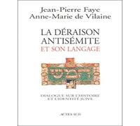 La déraison antisémite et son langage