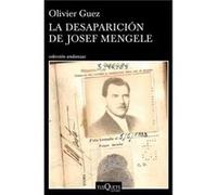 La Desaparición De Josef Mengele [Livre en VO] Guez, Olivier (Auteur)
