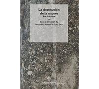 La destitution de la nature : Sur Lucrèce