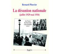 La désunion nationale (juillet 1929-mai 1936): La France des bravaches et des humiliés (volume 1)