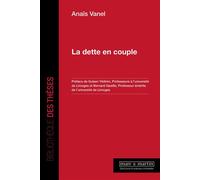 La dette en couple - Anaïs Vanel - Mare & Martin - broché - Etude