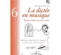 Chepelov P./ Menut B. - La Dictee En Musique Vol.6 - Fin Du 2eme Cycle + CD