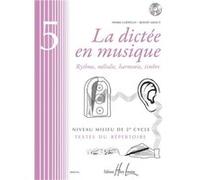 LA DICTEE EN MUSIQUE MILIEU DE 2 CYCLE