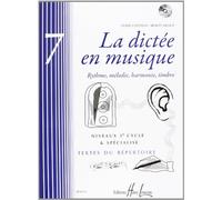 Méthodes et pédagogie LEMOINE CHEPELOV P./MENUT B. - LA DICTEE EN MUSIQUE VOL.7, 3EME CYCLE Dictées musicales