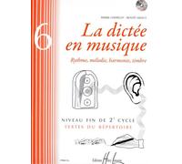 Chepelov P./ Menut B. - La Dictee En Musique Vol.6 - Fin Du 2eme Cycle + CD