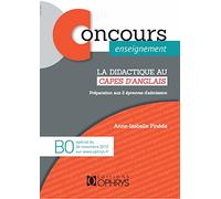La didactique au CAPES d'anglais - Préparation aux 2 épreuves d'admission