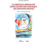 La difficile simplicité dans l'écriture poétique de Giovanni Dotoli