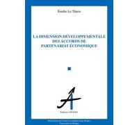 La Dimension Développementale Des Accords De Partenariat Économique