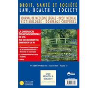 La Dimension Environnementale De L'ia - Droit Santé Et Société N°3-2025