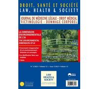 La Dimension Environnementale De L'ia - Droit Santé Et Société N°3-2025