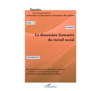 La dimension formative du travail social Résumés trilingues français-anglais-espagnol - Marc-Henry Soulet - L'harmattan - broché - Revue