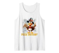 La Dinde Laisse Manger de la Pizza au Lieu de l'Action de grâce drôle Débardeur