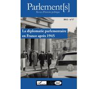 La diplomatie parlementaire en France après 1945 - Christian Wenkel - L'harmattan - broché - Revue
