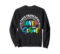 La directrice d'école pour Femmes Aime Son Leadership Scolaire Sweatshirt