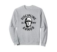 La discipline est mon armure. Motivation militaire. Sweatshirt