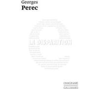 Georges Perec – La Disparition – Roman – Poche – Gallimard