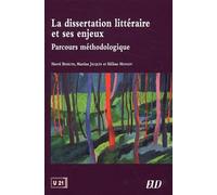 La dissertation littéraire et ses enjeux