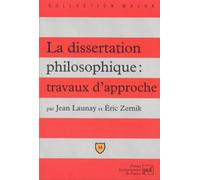 La dissertation philosophique : travaux d'approche
