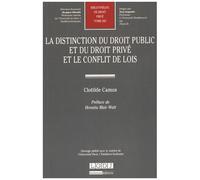 La Distinction Du Droit Public Et Du Droit Privé Et Le Conflit De Lois