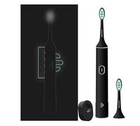 La Divergente Brosse à Dents Électrique Sonique - Avec Technologie LED - Prouvé Antibactérien par Etude - Batterie 1 mois - Manche Soft Touch Minimal - Brossage 3D Wavy - Silencieuse <50dB