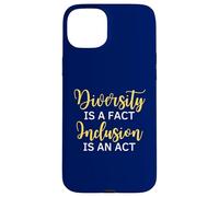 La diversité est Un Fait L'inclusion est Une Citation de Sensibilisation à l'acte Coque pour iPhone 15 Plus