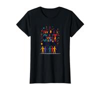 La diversité Nous Rend Plus forts : Célébration de l'unité Inclusive T-Shirt, Femme, Noir, XS