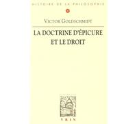 La doctrine d'Epicure et le droit