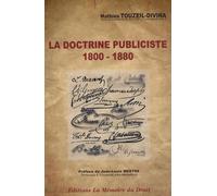 La doctrine publiciste 1800-1880: Eléments de patristique administrative
