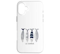 La Dolce Vita Chemise Sardine Poisson étamé Clean Girl Coque pour iPhone 16 Plus
