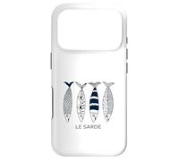 La Dolce Vita Chemise Sardine Poisson étamé Clean Girl Coque pour iPhone 17 Pro
