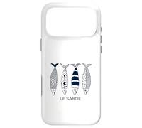 La Dolce Vita Chemise Sardine Poisson étamé Clean Girl Coque pour iPhone 17 Pro Max