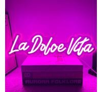 La Dolce Vita Néon Signe Décoration Murale Personnalisée Mariage Fête Cadeau D'anniversaire Néon Logo, Belle Led Néon Décoration Intérieure Chambre De Fille[Led5262132]