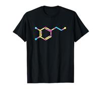 La Dopamine égale Le Bonheur Molécule de Dopamine Chimiste T-Shirt Graphique avec Valeur
