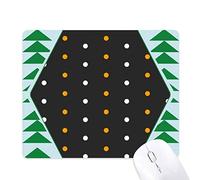 la dot - joyeux halloween tapis de souris green pine tree tapis en caoutchouc